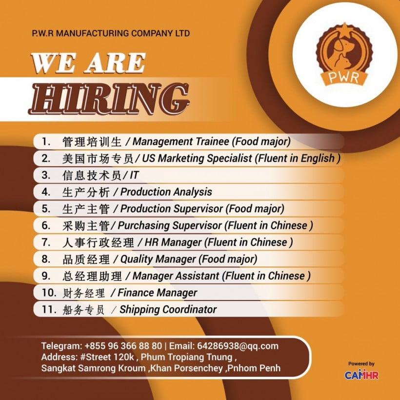 P.W.R Manufacturing Company Ltd.