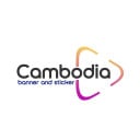Cambodia Banner and Sticker