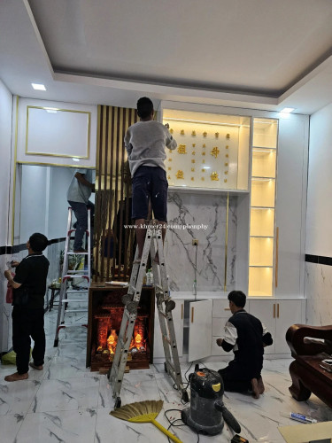 យើងខ្ញុំមានទទួលតំឡើងគ្រឿងសង្ហារឹម គ្រប់ប្រភេទ ដូចជា ទូរសំលៀកបំពាក់ ទូរចង្រាន ទូរតាំង ល។........